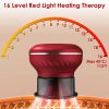 Cupping Therapy Massager With Red Light Heat Therapy 16Level Temperature Suction Cellulite Remover Massager Vacuum Therapy Machine Portable Cupping Sc